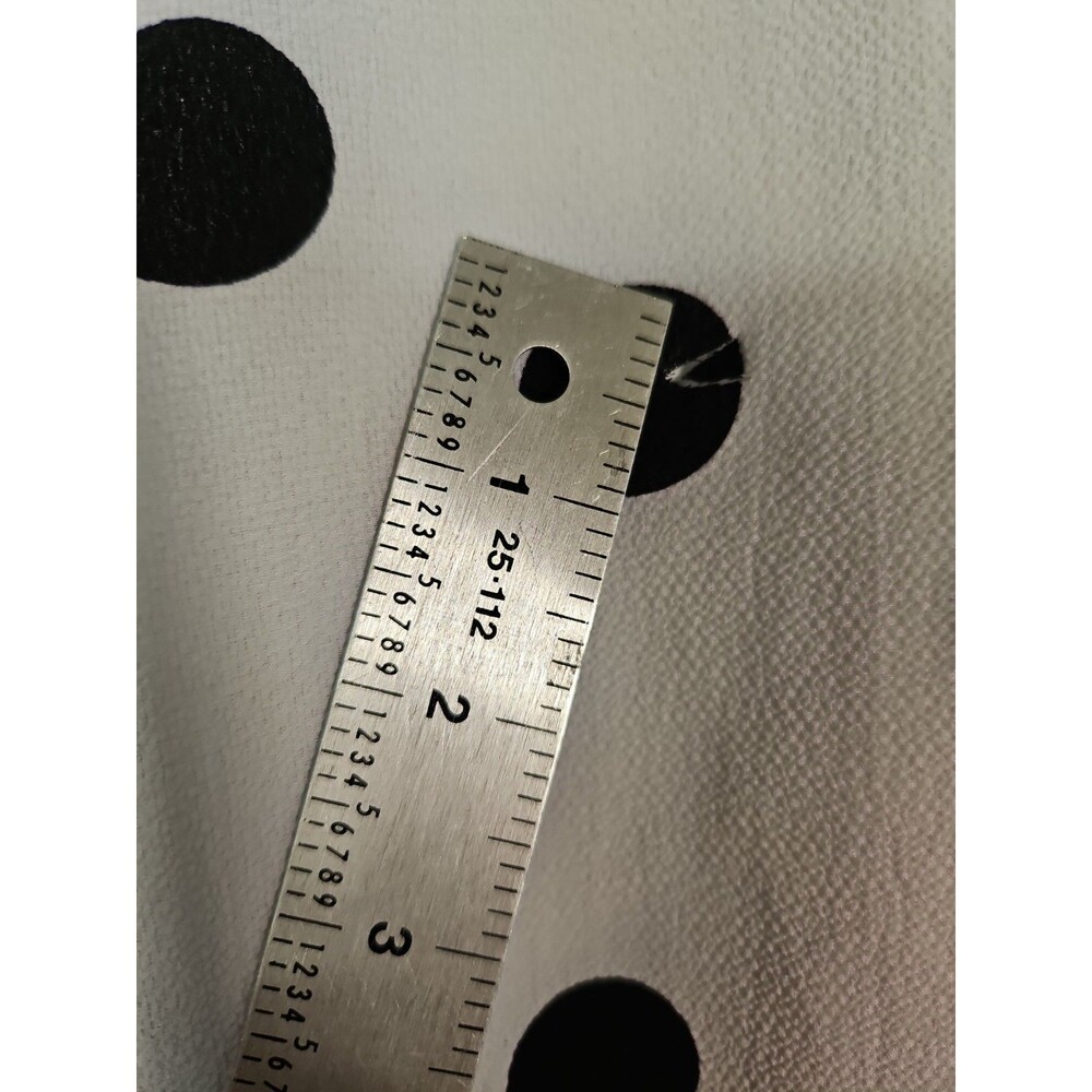 Cocomo Women Plus Size 2x Polka Dot Classy Black White Long Sleeve Dress Knee L - Picture 4 of 11